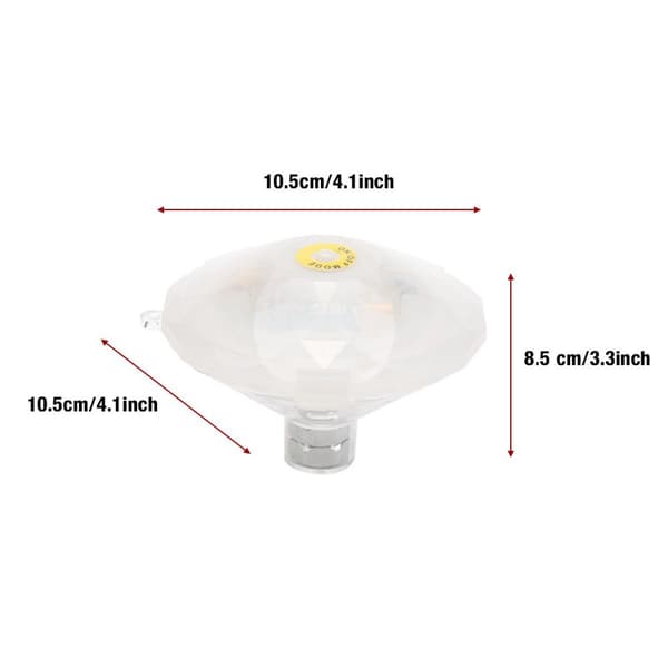 Fargerike LED-lys, vanntett undervannslandskap KLB