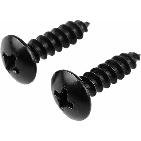 M3 x 6 mm 50 stk 304 rustfritt stål rundhode treskruer Phillips sopphode selvskruende skruer
