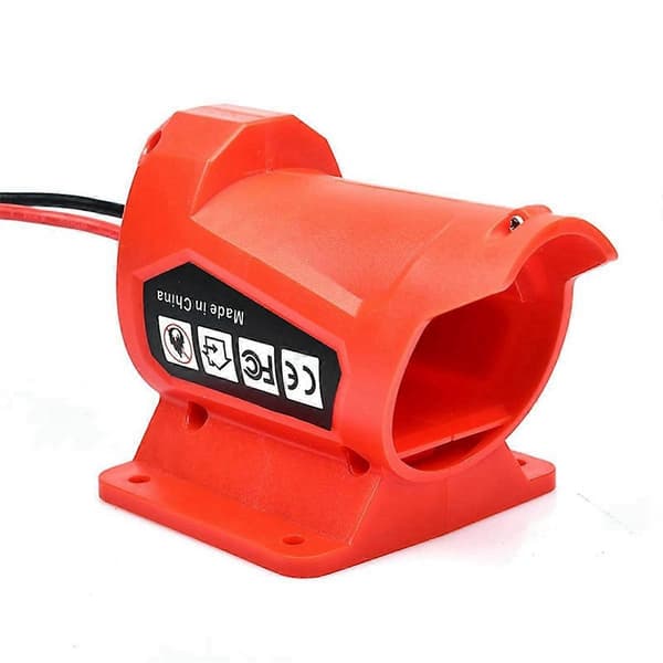 Batteriadapter til 12V M12-batteri til gør-det-selv-køretøj, robotik, RC-legetøj, sort stik