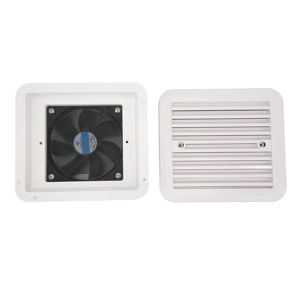 Bobilen Ventilasjonsvifte ABS 12V 0.2A Enveis Lydløs Ventilasjon Eksos Campingvogn Tilbehør for Bobil