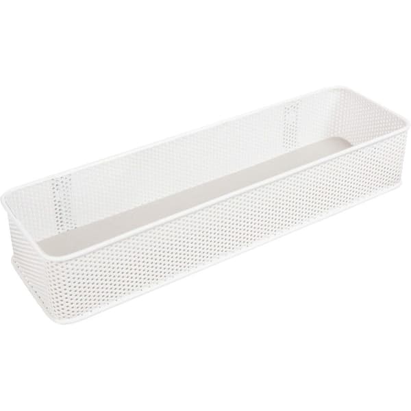 Estique Key Board with Multifunctional Mail Holder Wall Organizer with 5 Hooks, White
