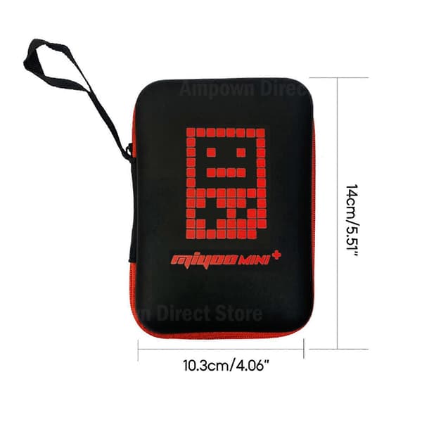 Large Capacity Storage Bag Compatible for MiyooMini Plus Console Hard Carrying Case Shockproof Hard Shell Anti-fall