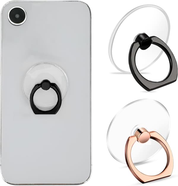 Socket Telefoncover Greb Ringe Holder 2 STK Søde Finger Kickstand Mobiltelefon Beslag Stativ Sammenfoldelig Drejelig