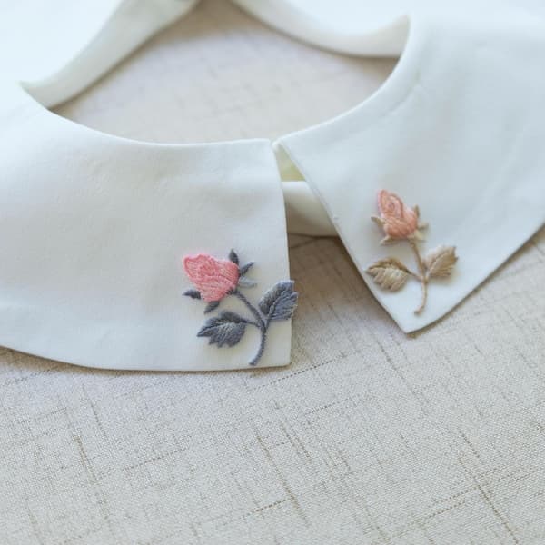 60 stk broderte strykeapplikasjoner DIY-tilbehør, tilfeldig utvalg
