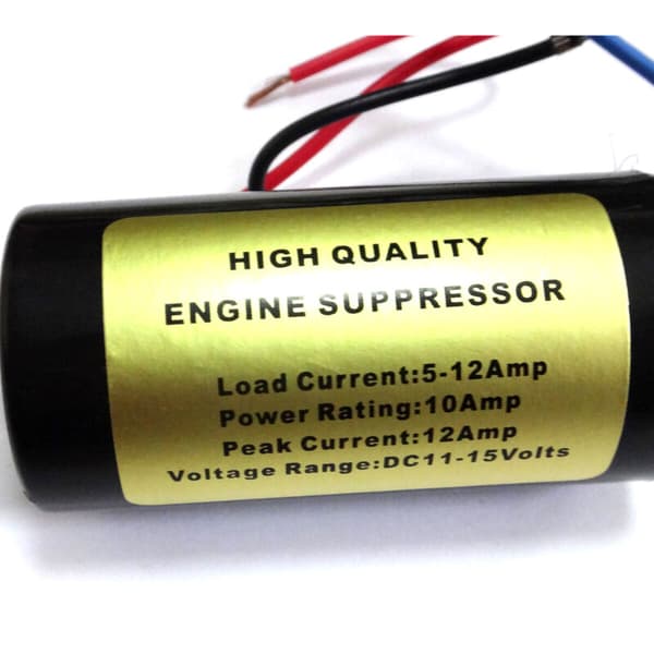 12V 10A Autostereon asennus Äänimoottorin suodatin melu