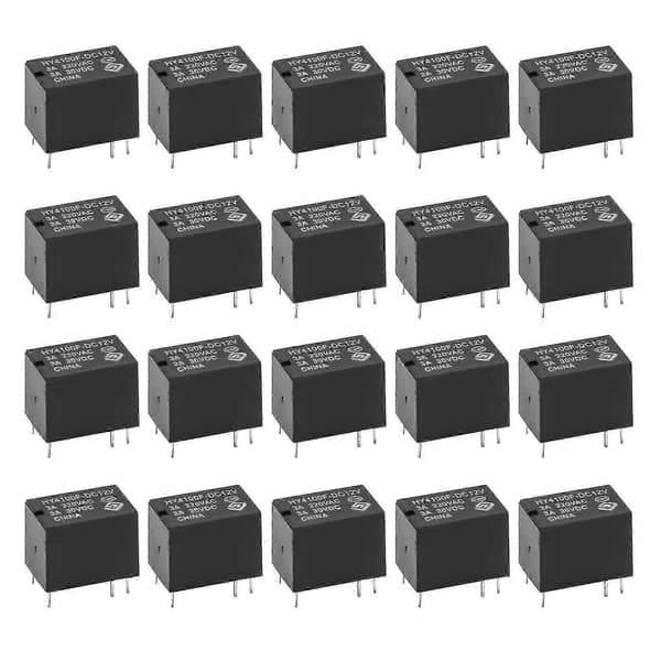 20 stk Mini Elektroniske Reléer DC 12V