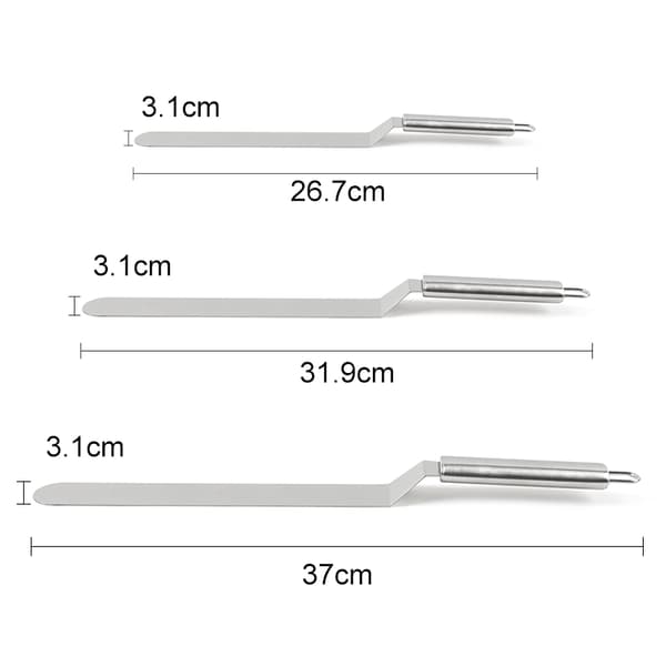 Palette Knife / Spatula Decoration / Palette / Cake Decorations Böjd - 31,9cm