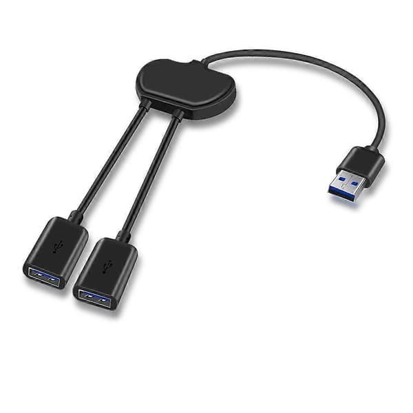 1 stk USB 3.0 A 1 han til 2 dobbelt USB hun datahub strømadapter Y-splitter