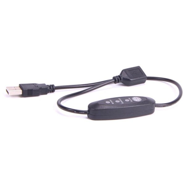 USB Temperature Controller 5V-12V Heating Thermostat 3 Speeds Adjustable 24W