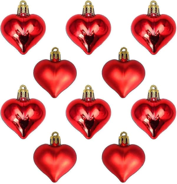 Valentinsdagsparty Dekorationer Hjerteballoner (guld) 48 stykker Uu