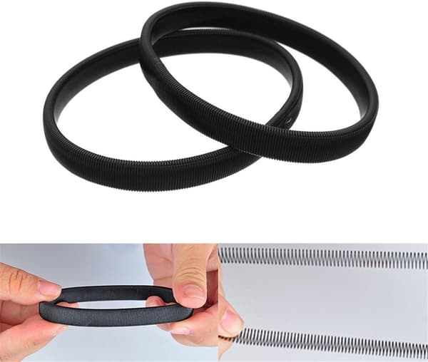 2 stk - Kvinder Mænd Ensfarvet Elastisk Armbånd Snitch Holder Armbind