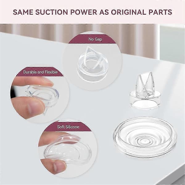 12-pack S9 Pro / S12 Pro / S9 / S12 Ventilsilikonmembran, för bröstpump, elektrisk bröstpump
