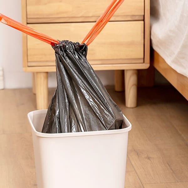 10 liter trash bags, drawstring trash bags, 75 bags -