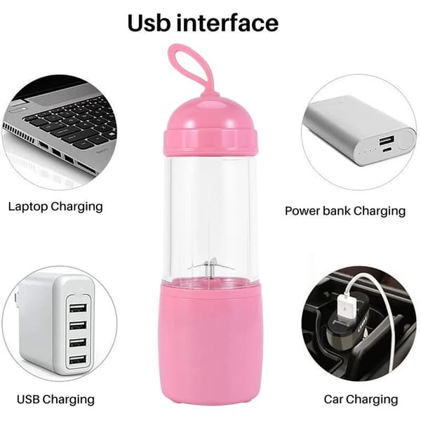 Bærbar Mini Juicer Elektrisk Juicer Multifunksjonell Juicer Oppladbar Student Juicer
