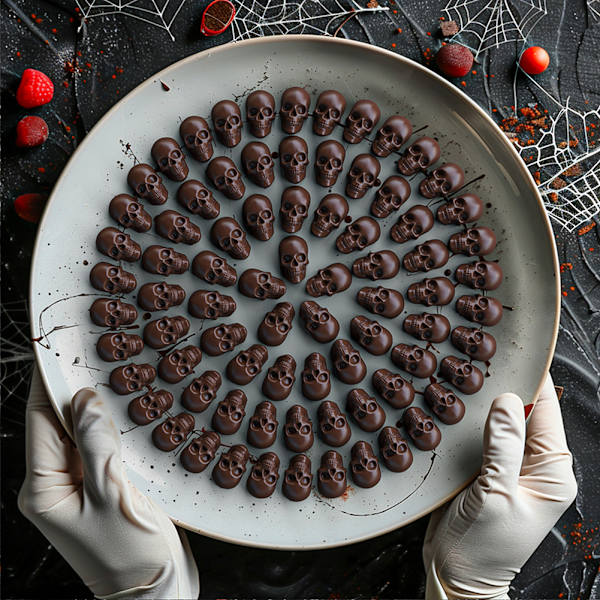 Silikoneform til slik, chokolade, blød is - flere hulrum, non-stick B B