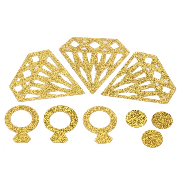 Diamond Ring Shaped Sequin Confetti for Engagement Party Wedding Party Decoration