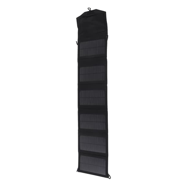 Sammenleggbart solcellepanel 6 bretter 2 USB-porter 20W hurtiglading monokrystallinsk bærbart sammenleggbart solcellepanel for camping