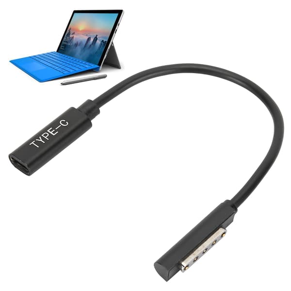 Sovitinjohto Type C PD -pikalataus Microsoft Surface 1/2 / RT -tietokonepuhelimen työkalulle