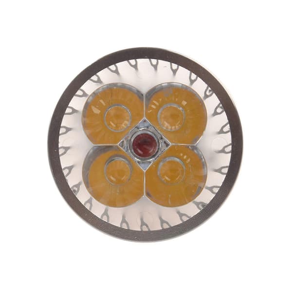 4 * 1w Gu5.3 Mr16 12v Varmhvit Led Lampe Pære Spotlight