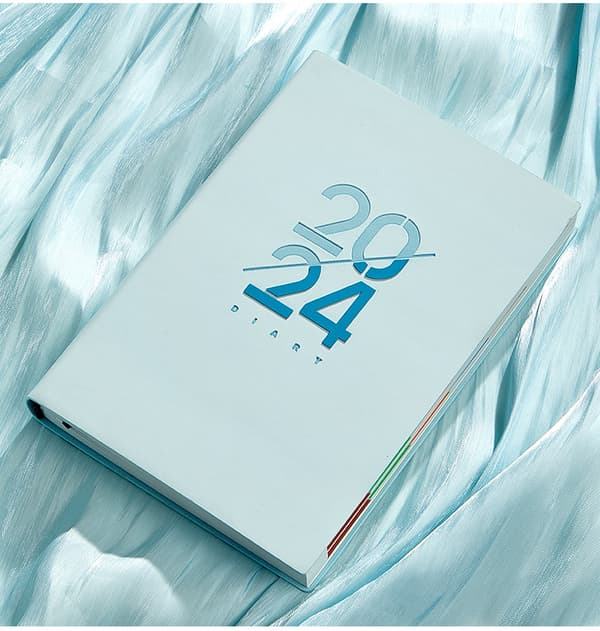 2024 Dagsorden Notesbog Paperback Notesblok Kontor Notesblok Planlægger 2024 Kvinders Kontorartikler Planlægningsnotesblok