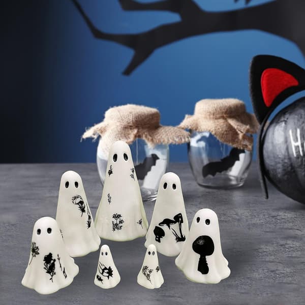 Halloween Ghost Ornament Decoration Shelf Fireplace Decoration Durable Resin Gift Set