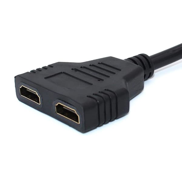 HDMI-splitteradapterkabel - HDMI-splitter 1 inn 2 ut HDMI