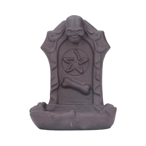 Incense Waterfall Skull Style Exquisite Beautiful Attractive Decorative Relaxing Feeling Desktop Decorations for Office