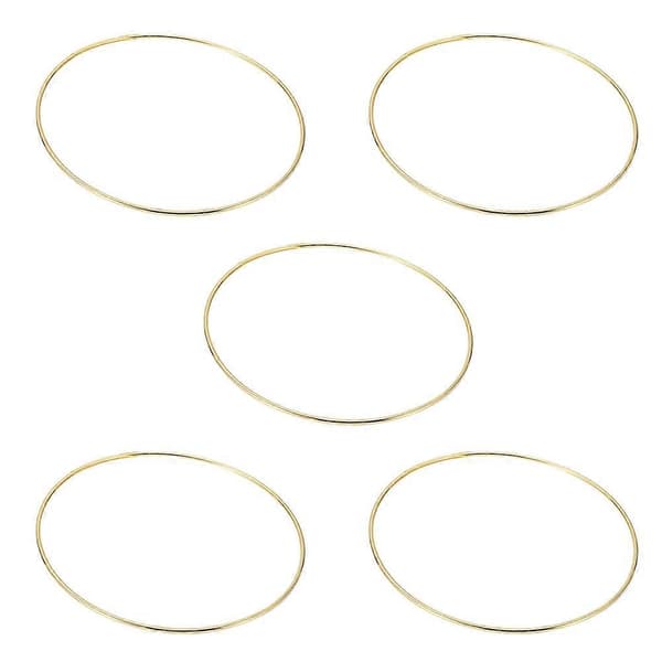 5 Pieces Dream Catcher Large Circles DIY Tools Iron Circles Round Iron Accessories