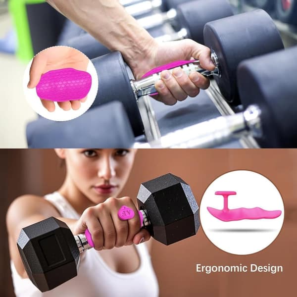 2 st Greppskydd / Handskydd för Träning & Gym - Ergonomiskt Skydd för Handflator