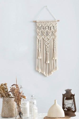 Wall Hanging Boho Decor Chic Woven Geometric Wall Art