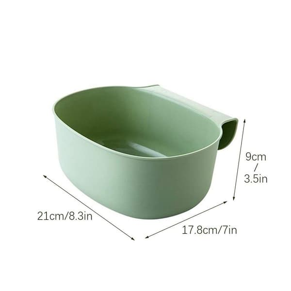 2x Drip Tray for Kitchen Waste Hanging Trash Can Organic Waste Container