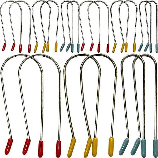24 Pcs Hot Curler Clips Replacement Hot Roller Clips Rollers Fastening Pins for Home Salon