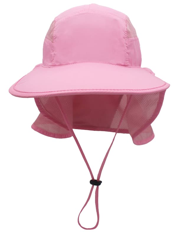 Solhatt UPF 50+ Mesh med nackskydd, andningsbar och packbar