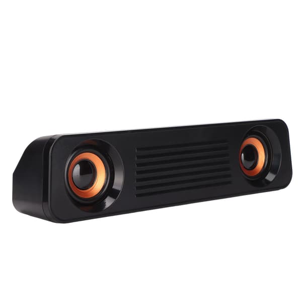 Wired Speaker HiFi Stereo Subwoofer USB Powered 3.5mm Plug Portable Desktop Speaker for TV Computer