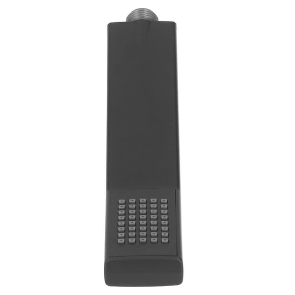Flat High Pressure Shower Head, Matte Black, G1/2 KLB
