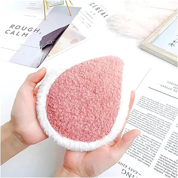 Earmuffs - Windproof and Warm Earmuffs - Extra Thick Earmuffs - Essential Outdoor Winter Items (Pink)