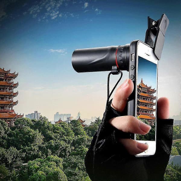 HD Optical Monocular Binoculars Low Magnification Night Vision 10x Range for Travel Hunting