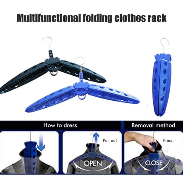 Wetsuit Hanger Diving Rack Drysuit Diving Boots Shoes Hanger Foldable Surf Suit Hanger Foldable Ventilated Hanger