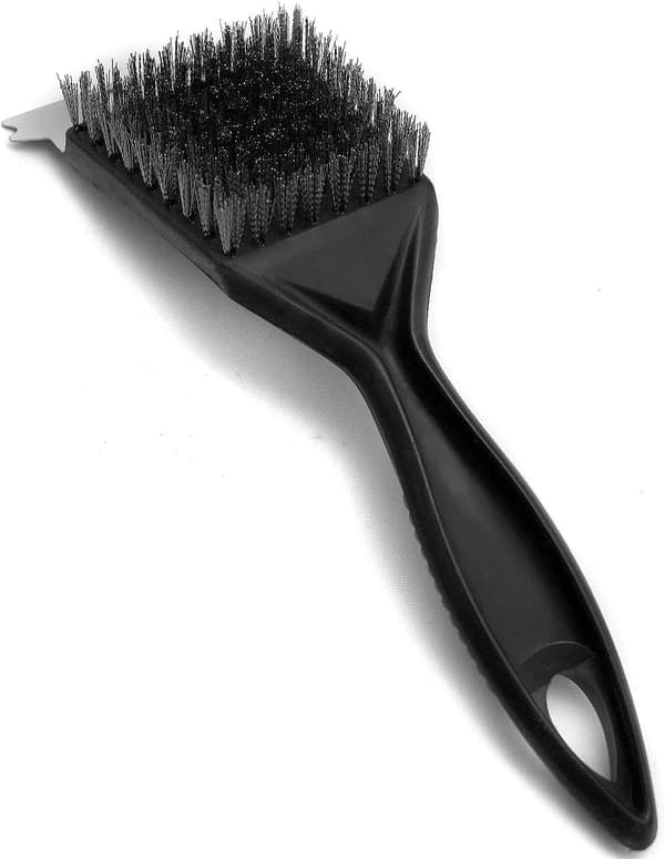 Stainless Steel Grill Brush, Wire Brush, Cleaning Tool with Scraper