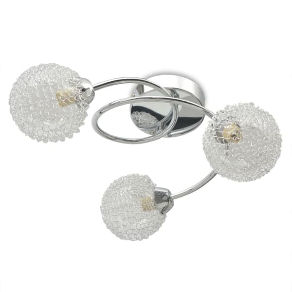 vidaXL Loftlampe til 3 G9-pærer 120 W Vit white