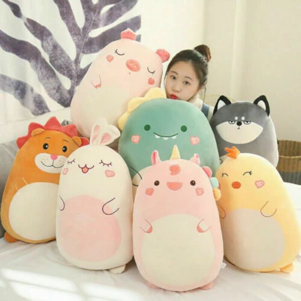 45/60 cm Squishmallow Fyllda Plyschdockor Kudde Presentleksak Kanin 60cm