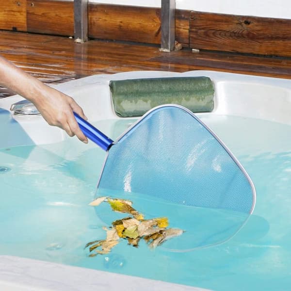 Fint netpoolnet, robust løvskimmer - professionel pool
