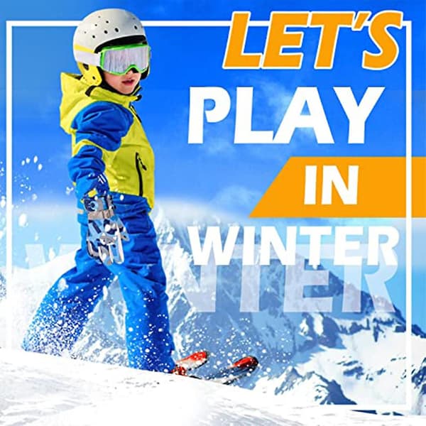 Varme Vinter Skihandsker til Børn, Trykte Splice-handsker S style1 S style1 S style1