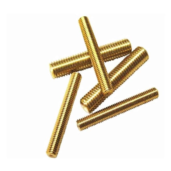 M8 Brass Threaded Rod 100mm Fully Threaded Bolt Metric Precision Fit Corrosion Resistant