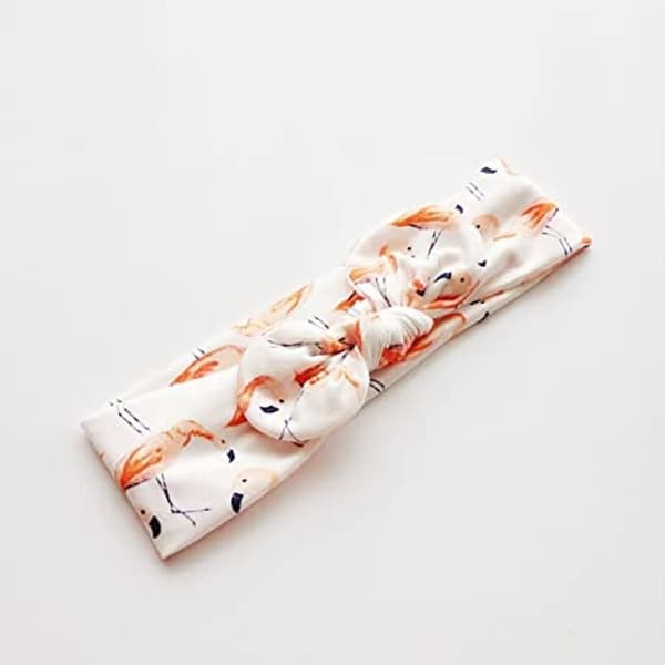 3-pack prickiga/tryckta/enfärgade tecknade elastiska pannband för småbarn, turban, hårband