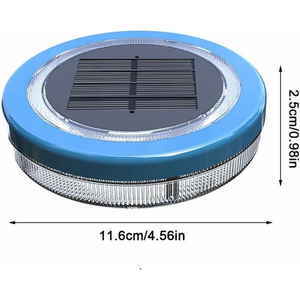 Flydende solcellelampe til pool, solcellelampe til akvarium, dam, swimmingpool, have, vaser