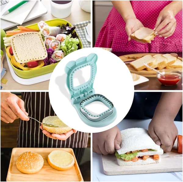 Sandwichkutter og -forsegler Kvadratisk Sandwichkutterform (Blå) San