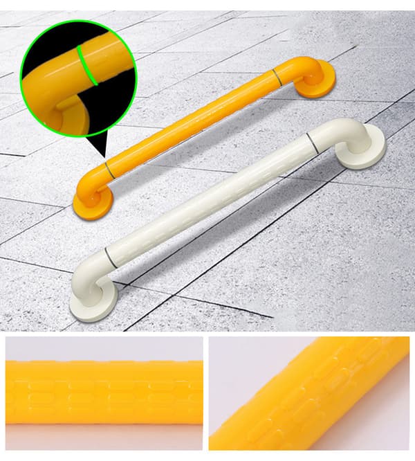 Gul grepsstang 40 cm badekarhåndtak for bad rustfritt stål sikkerhetsstang for barn eller eldre