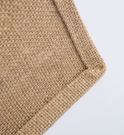 Jute-handlepose, kvadratisk B25*H25*D18cm brun bomullsrem