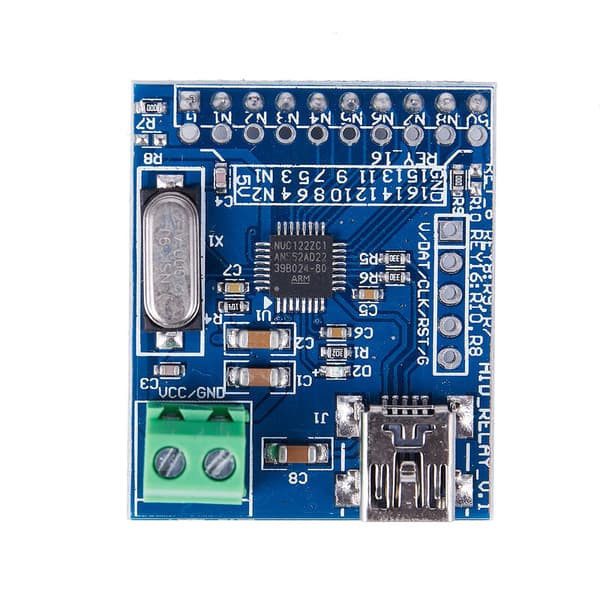 Programmerbar kontrollrelémodul for Mini USB